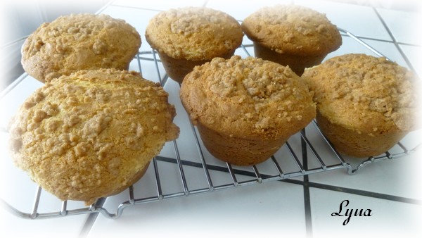 Muffins à la crème sûre et streusel Muffin12