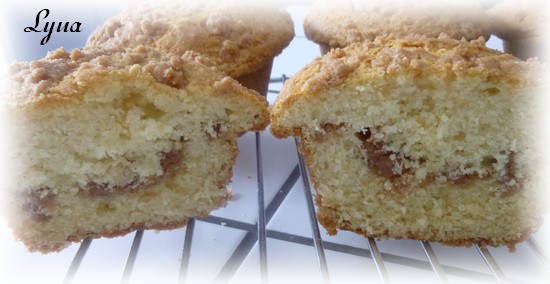 Muffins à la crème sûre et streusel Muffin13