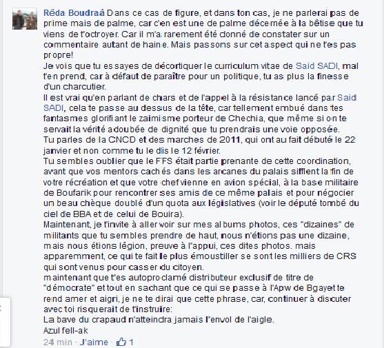 Quand le FFS s'accroupit en RESPECT et à genoux à hauteur de Taille devant MESSALI. 143