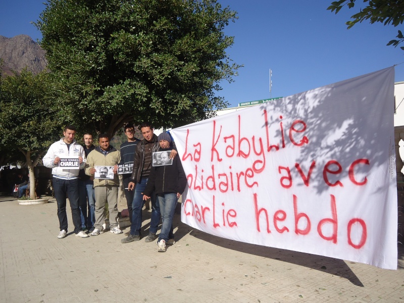 La kabylie est solidaire avec Charlie Hebdo 160