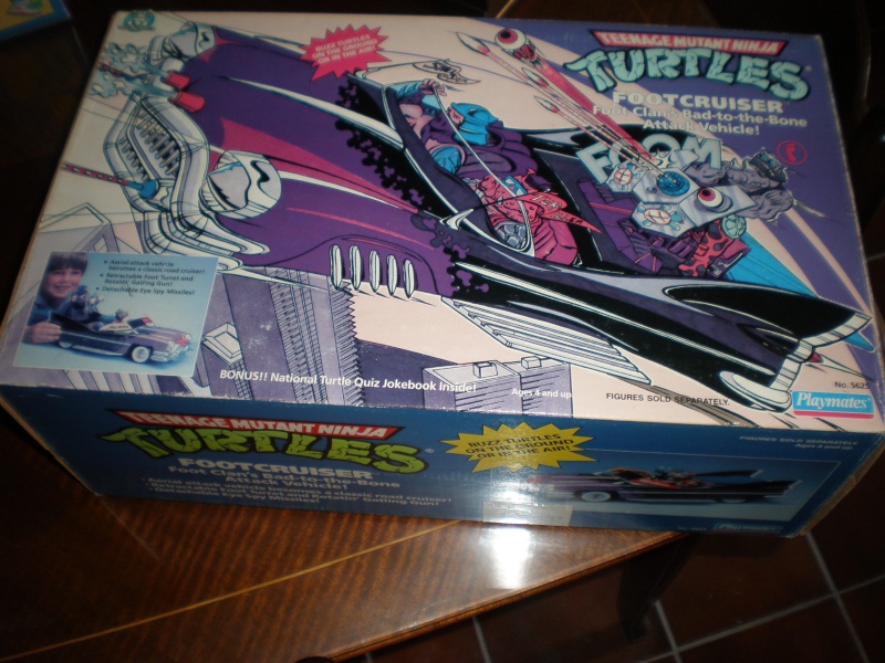 TMNT Tartarughe ninja Foot cruiser MISB raro!!! Solo 60 EURO!!! P8130114