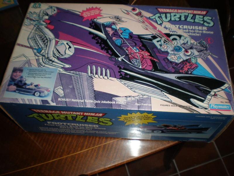 TMNT Tartarughe ninja Foot cruiser MISB raro!!!  Solo 60 EURO!!! P8130114