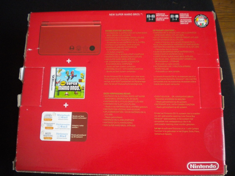 Vente Flash!DS XL Mario 25th Anniversary en Boite. Dscn4122