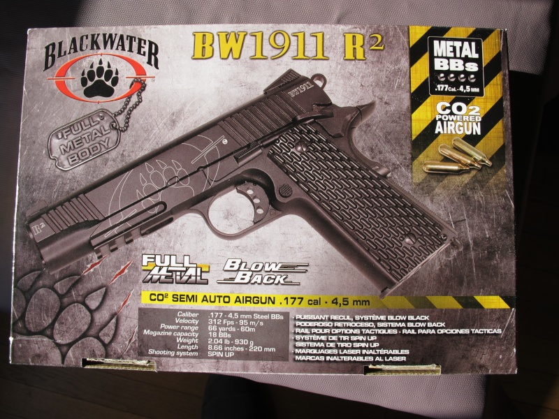 Pistolet Blackwater Bw 1911R2 Blowback full métal 4.5mm co2 Img_3311
