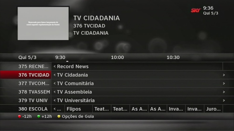 canais - Quatro novos canais obrigatórios estreiam na SKY 15030510