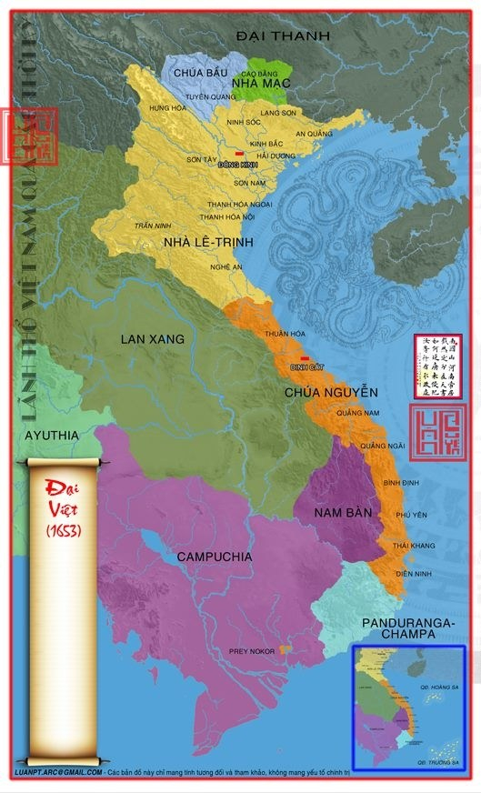 Lãnh thổ Việt Nam qua các thời kỳ Ban-do27