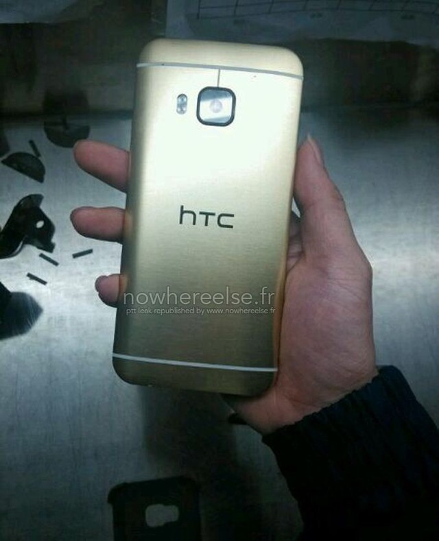 Đây có phải là thiết kế HTC One M9: phiên bản vàng champagne, cụm camera thay đổi Day-co10