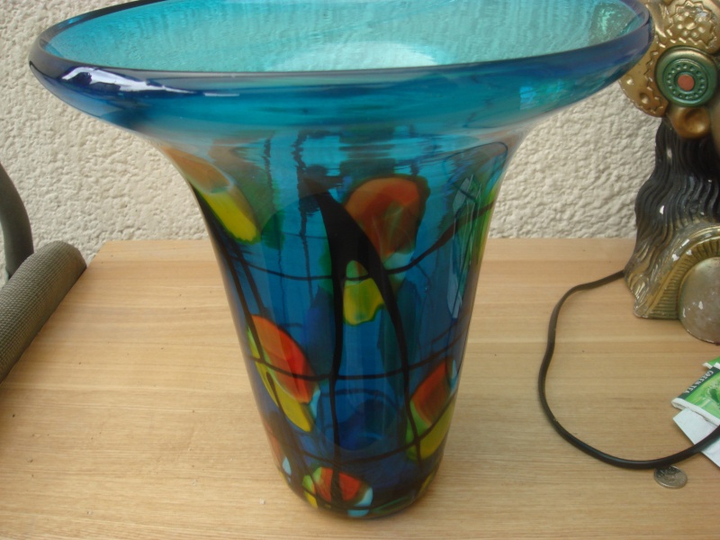 large multi colored vase... ID = Contemporary Chinese Copied30
