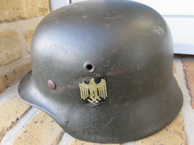 Casque M40 un insigne  Img_2110