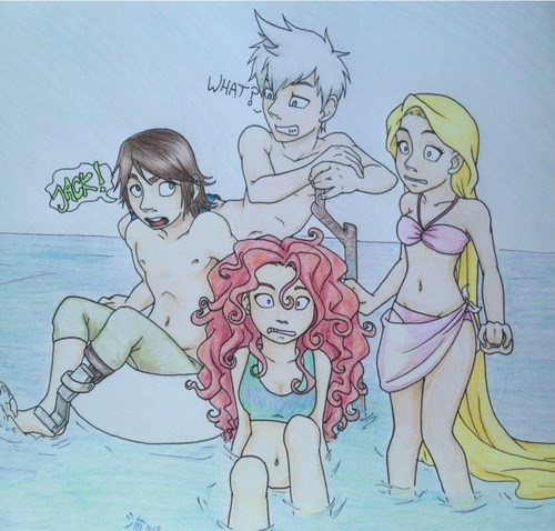 (Fan art) Merida, Rapunzel, Jack et Hiccup - The Big Four - Page 9 Tumblr11