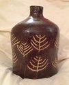 Large bottle jug with incised conifer trees, Welch - German? Img_2424