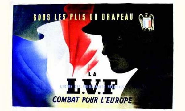 Légion des volontaires français contre le bolchevisme .(LVF) Drapea10