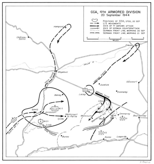 Dompaire, Lunéville, Arracourt…Septembre 1944 . Tfabra10