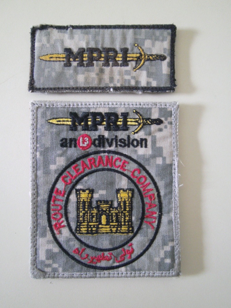 Route Clearance Company patches Sany0011