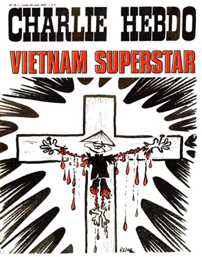 Báo Charlie Hebdo chống chiến tranh Việt Nam 3_vvwv10