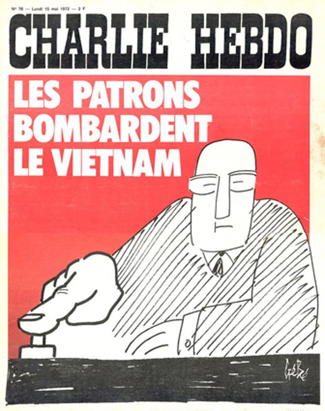 Báo Charlie Hebdo chống chiến tranh Việt Nam 4_ruxm10