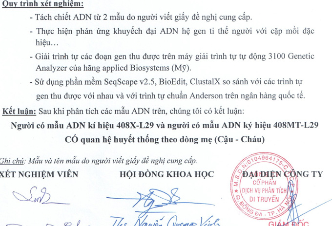 ADN và nhịp cầu đoàn tụ 64773110