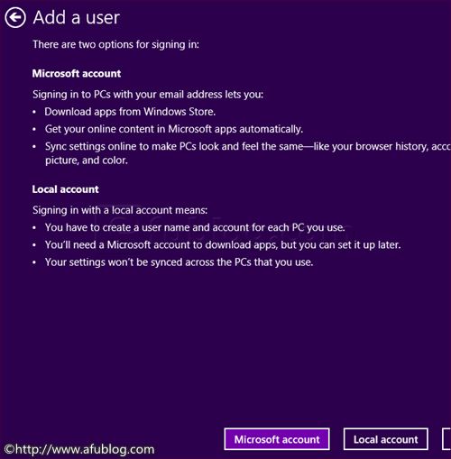 Tài khoản Microsoft khác tài khoản Local như thế nào trong Windows 8? Micros15
