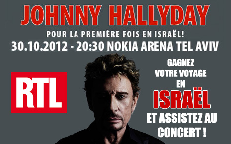 Johnny Hallyday sur scène en Israël - RTL vous envoie à Tel Aviv pour le concert ! 77523910