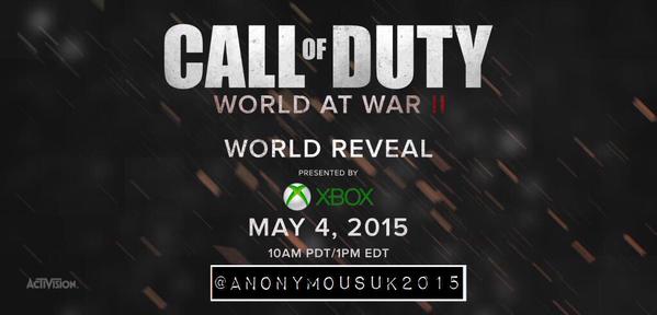 Call of Duty  World At War 2 - Call of Duty: World at War II annoncé pendant un événement Microsoft le 4 mai prochain ? B7fqq910