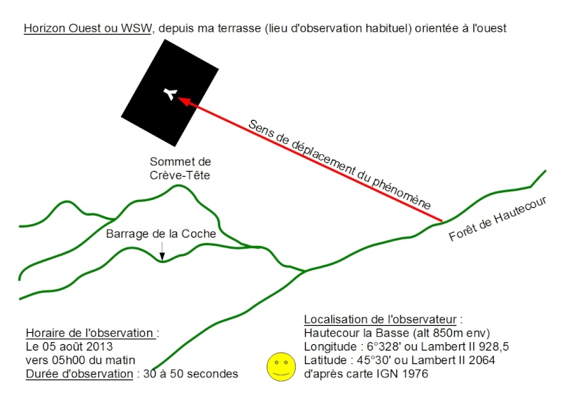 triangle - 2013: le 05/08 à 05h00 - objet lumineux en forme de Y retournéOvni en Forme de triangle - Hautecour - Savoie (dép.73) Dessin10