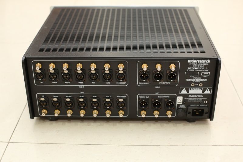Audio Research Ref 5SE tube preamp (SOLD) Back10