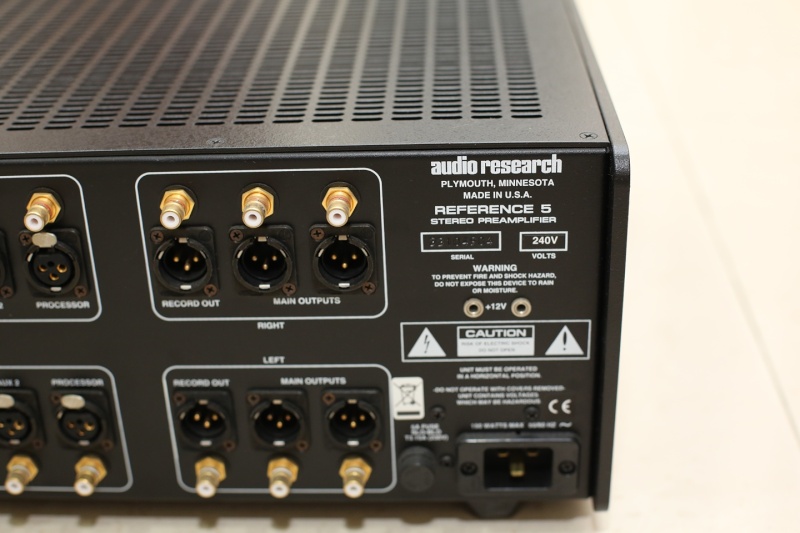 Audio Research Ref 5SE tube preamp (SOLD) Back210