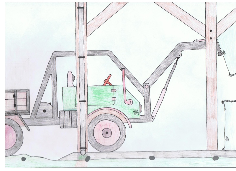 Dessins d'UNIMOG et de MB TRAC Dessin16