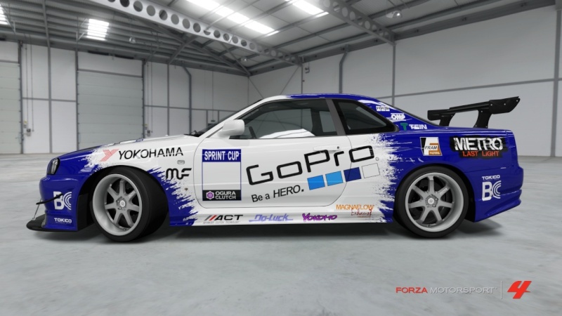 [Livrea FM4] Nissan Skyline GT-R R34 - Team GoPro - Tigro\Sonny Nissan12