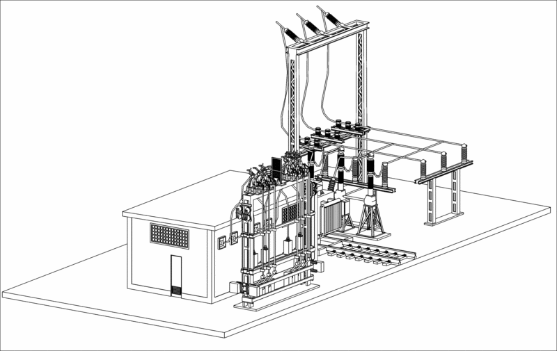 [JPPENNATI] Sous Station 1500 volts échelle 1/160 00110