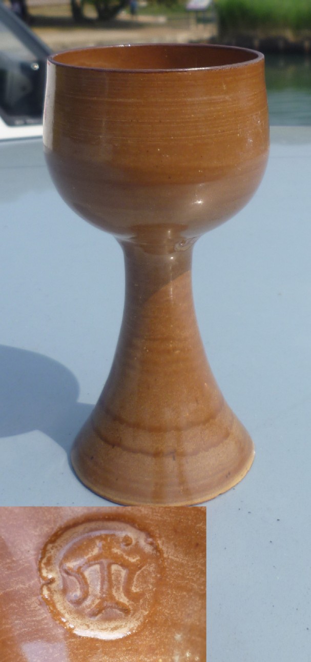 Jug stamped Ford and goblet, scales mark P1040410