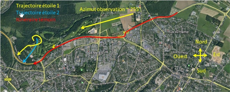 2015: le 20/01 à 08h10 - Lumière étrange dans le ciel - Ovnis à Mont Saint Aignant - Seine-Maritime (dép.76) Nuance10