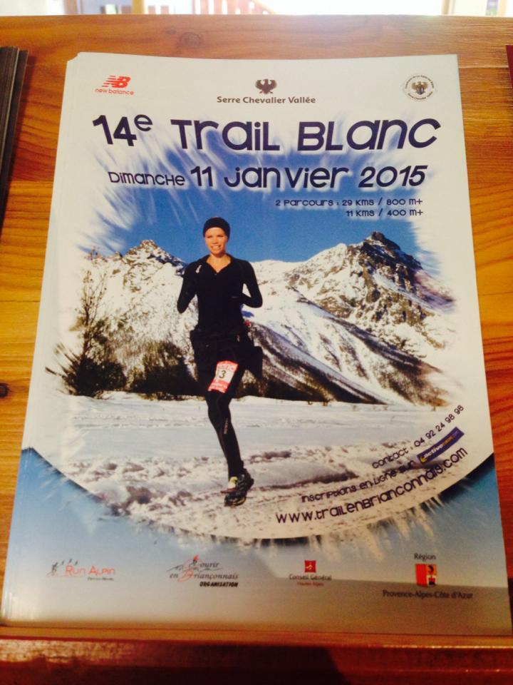 Trail blanc de serre chevalier , ce dimanche 11 janvier 2015. Trail_10