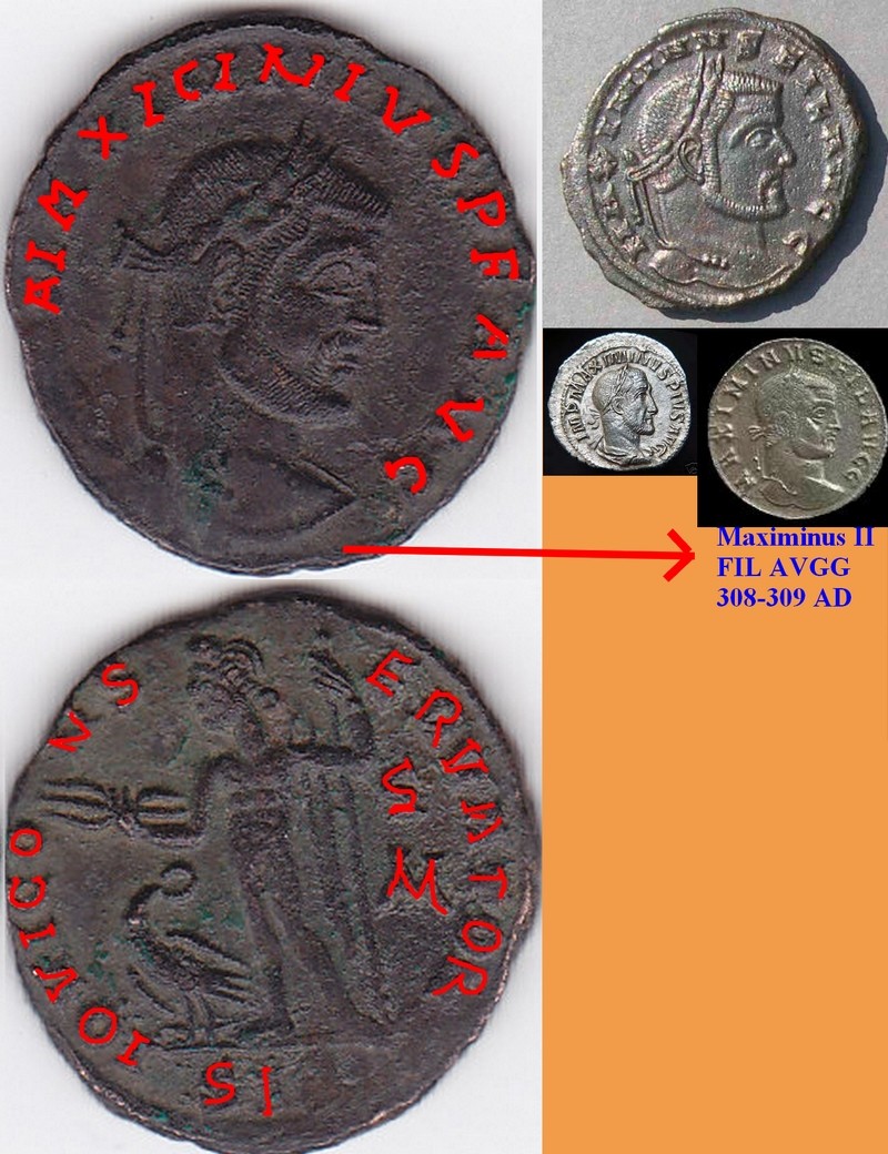  FOLLIS de billon pour MAXIMINUS II (310-313). Img15_11