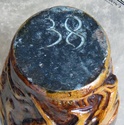 Chunky Stoneware Hand Built Folk Art Pot Indian14