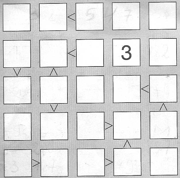 Sudoku et dérivés Futosh11