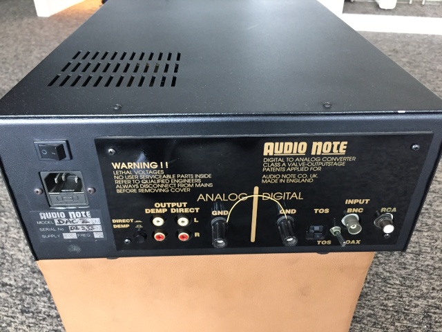 Used AudioNote DAC 2 Sold Img_0116