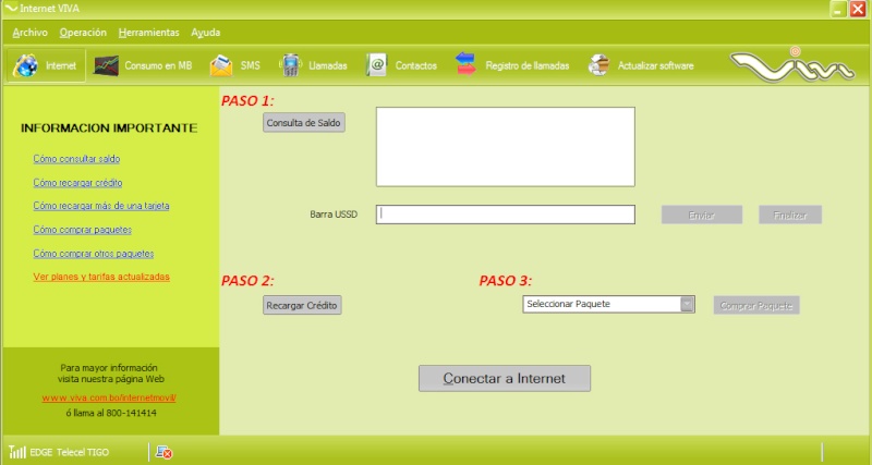 Configuración Viva bolivia Modem 3g Liberado. (Chip Entel, Tigo). Sin_ta18