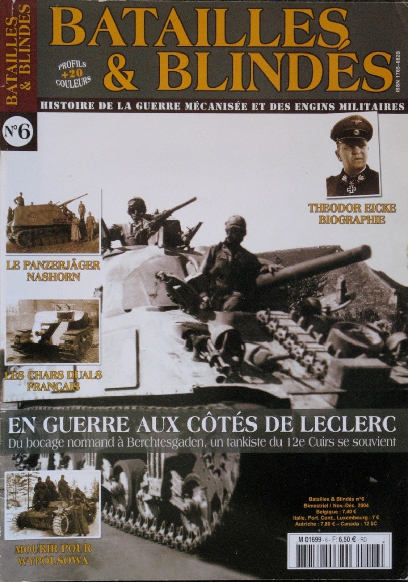 En guerre aux côtés de Leclerc (Revue Batailles & Blindés 6) Img_7721