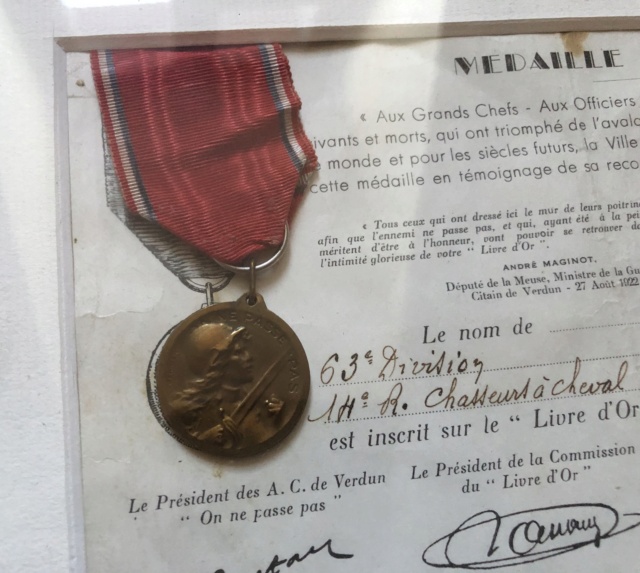(M) Diplôme + médaille Verdun (vendu) 3ab0f810