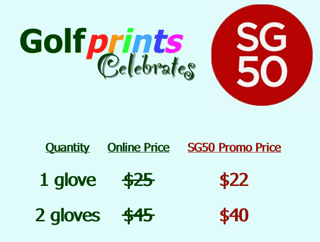 SG50 Promotion - FIT39 Golf Gloves Screen10