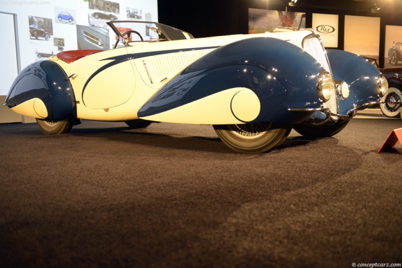 1937 Delahaye Figoni et Falaschi Torpedo Cabriolet 37-del20