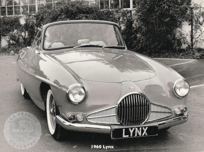 The 1960 Lea-Francis Lynx, UK. Lynx-110