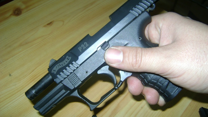Walther P22, coté sécurités 510