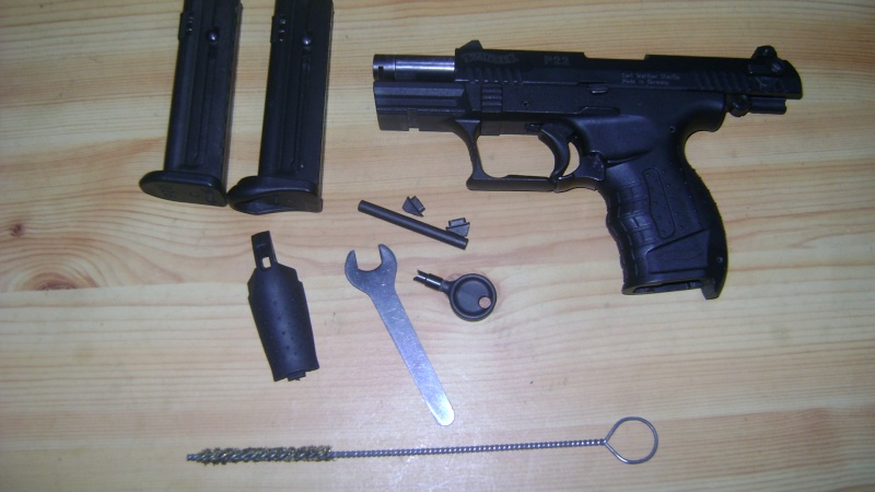 Walther P22, coté sécurités Presen10