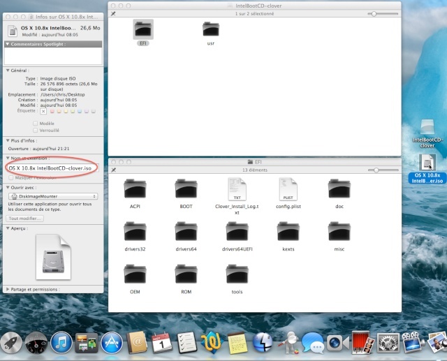 OS X 10,8 x IntelBootCD-clover.iso ￼ 11210