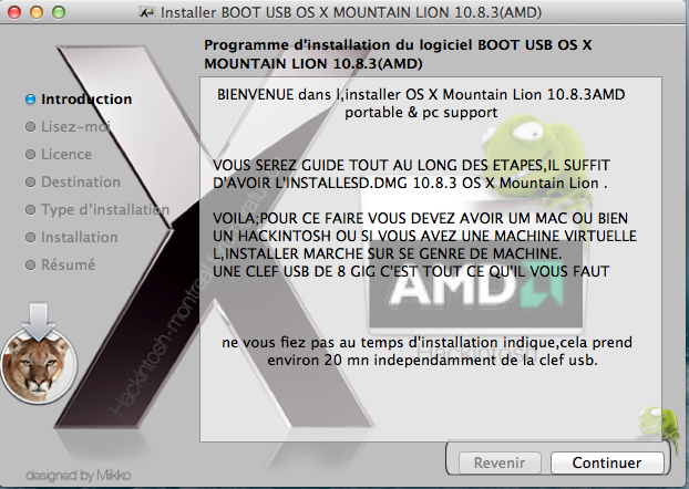 BOOT USB OS X MOUNTAIN LION 10 8 3 AMD .PKG 121