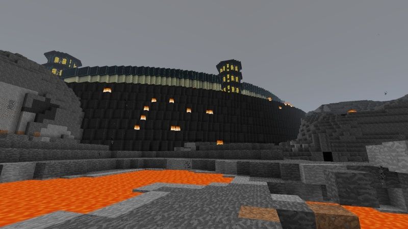 Grimtongue's Fortress from Oasis-FTB Wall_110