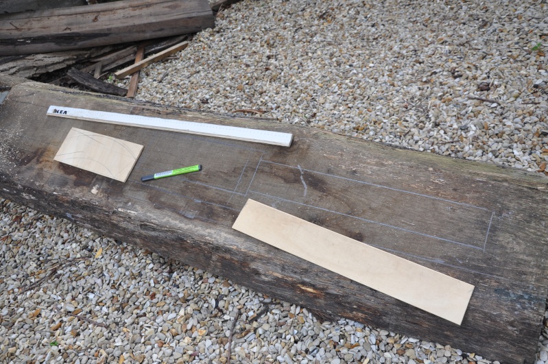 Fabrication d'un plateau  en bois pour table de bistrot Platea14