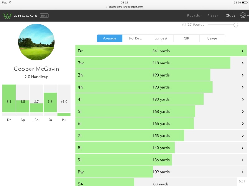 Game golf (digital tracking system) Image13